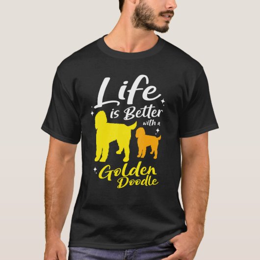 ゴルデンドールの方が人生は好い Tシャツ (正面)