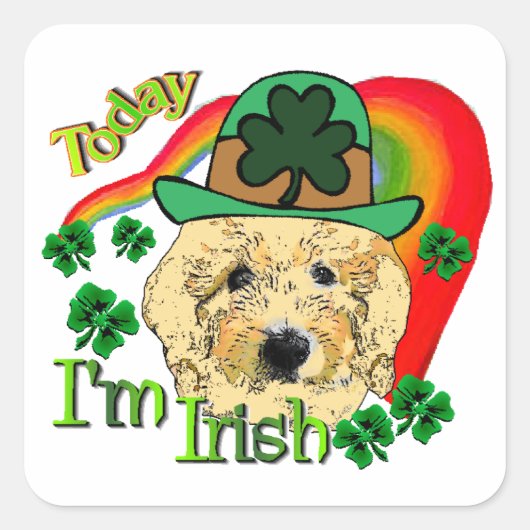 ゴルデンドールSt patricks day スクエアシール (正面)