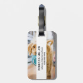 ゴルデンド運ルのディナーボウル ラゲッジタグ (裏面縦)