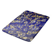 ゴルデンブラッセンauf dunkel blauem unterground バスマット (アングル)