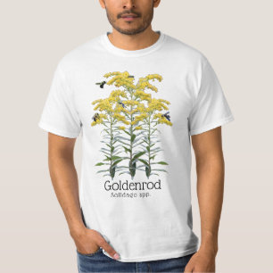 ゴルデンロッド·ソリダゴ·ハチズ Tシャツ