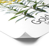 ゴルデンロッド・ソリダゴ・ワイルドフラワーと受粉者 ポスター (角)