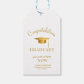 ゴルデンロッドChicあなたの旅が卒業を始める ギフトタグ (正面)