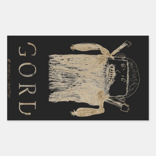 ゴルト 長方形シール (正面)