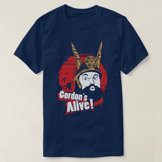 ゴルドンズアライブ Tシャツ (デザイン正面)