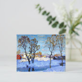 ゴルバトフ語 – プスコフの初期春 ポストカード (スタンド正面)