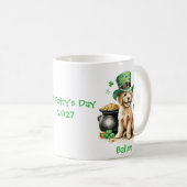 ゴルパーソナライズされたデンドルセントパティスデイマグ コーヒーマグカップ (正面右)