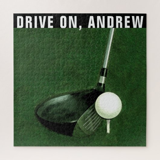 ゴルパーソナライズされたフ ジグソーパズル (縦)