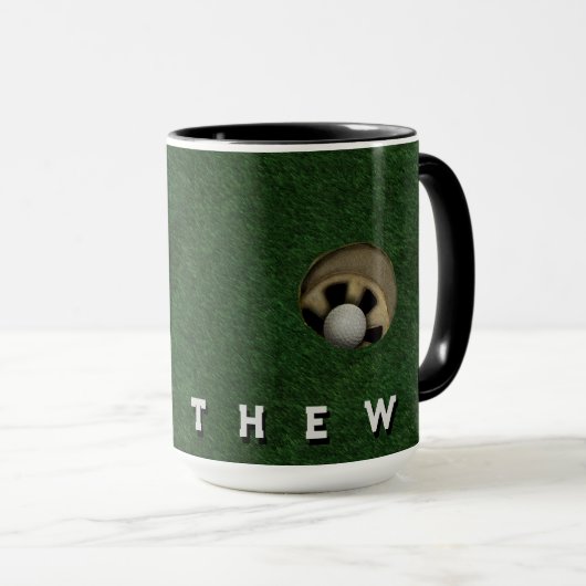ゴルパーソナライズされたフ マグカップ (正面右)