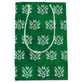 ゴルパーソナライズされたフ ミディアムペーパーバッグ (正面)