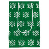 ゴルパーソナライズされたフ ミディアムペーパーバッグ (裏面)