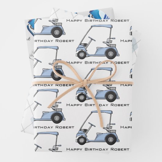 ゴルパーソナライズされたフ ラッピングペーパーシート (インサイチュ)