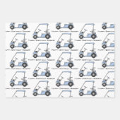 ゴルパーソナライズされたフ ラッピングペーパーシート (正面)