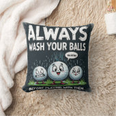 ゴルフあなたのボールを洗浄装飾用クッション クッション (ブランケット)