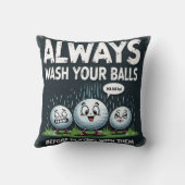 ゴルフあなたのボールを洗浄装飾用クッション クッション (裏面)
