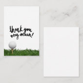 ゴルフありがとうございました ノートカード (正面/裏面)