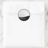 ゴルフありがとうステッカー ラウンドシール (バッグ)