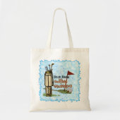 ゴルフおじいちゃんトートバッグ トートバッグ (正面)