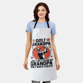ゴルフおじいちゃん普通のおじいちゃんみたいに エプロン (着用した状態)