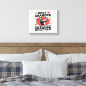 ゴルフおじいちゃん普通のおじいちゃんみたいに キャンバスプリント (インサイチュ (寝室))