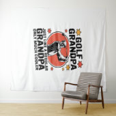 ゴルフおじいちゃん普通のおじいちゃんみたいに タペストリー (インサイチュ(横))