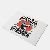 ゴルフおじいちゃん普通のおじいちゃんみたいに ドアマット (アングル)