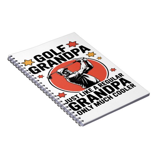 ゴルフおじいちゃん普通のおじいちゃんみたいに ノートブック (右側)