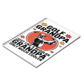 ゴルフおじいちゃん普通のおじいちゃんみたいに ノートブック (左側)