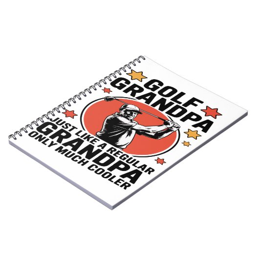 ゴルフおじいちゃん普通のおじいちゃんみたいに ノートブック (左側)