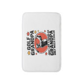 ゴルフおじいちゃん普通のおじいちゃんみたいに バスマット (正面縦)