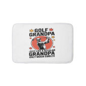 ゴルフおじいちゃん普通のおじいちゃんみたいに バスマット (正面)