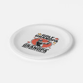 ゴルフおじいちゃん普通のおじいちゃんみたいに ペーパープレート (アングル)