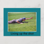 ゴルフおっちょこちょいのはがき ポストカード (正面)