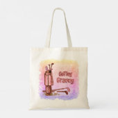 ゴルフおばあちゃんトートバッグ トートバッグ (裏面)