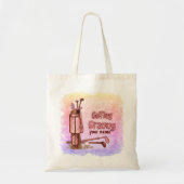 ゴルフおばあちゃんトートバッグ トートバッグ (正面)