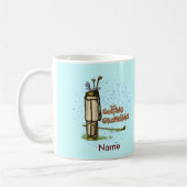 ゴルフおばあちゃんマグ コーヒーマグカップ (左)