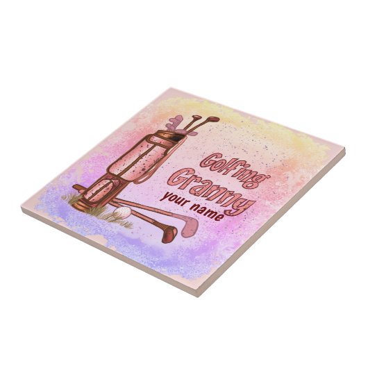 ゴルフおばあちゃん タイル (側面)