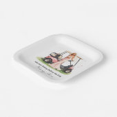 ゴルフおひとりさまパーティ ペーパープレート (傾斜あり)