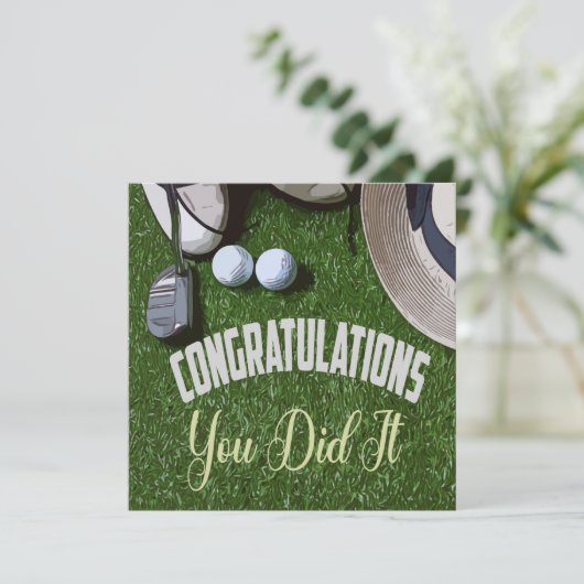 ゴルフおめでとうゴルファーのためにそれを行った (スタンド正面)