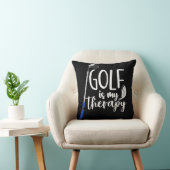 ゴルフおもしろいことわざギフトゴルフは私のセラピー クッション (椅子)
