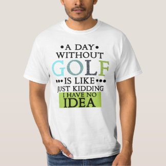 ゴルフおもしろいことわざゴルフ引用文 Tシャツ