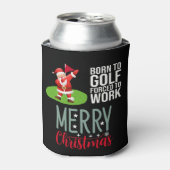 ゴルフおもしろいことわざサンタクロース生まれトゴルフ 缶クーラー (缶正面)