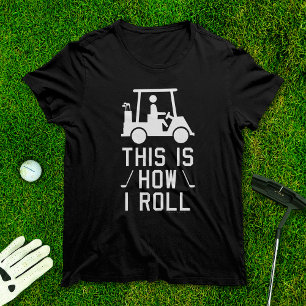 ゴルフおもしろいこれが私のゴルフのグ転がローファー Tシャツ