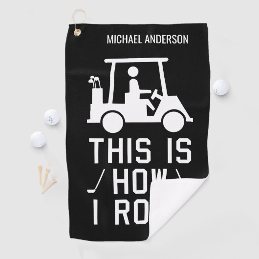 ゴルフおもしろいこれが私のゴルファー転がのカスタム方法 ゴルフタオル (インサイチュ)