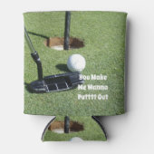 ゴルフおもしろいはパットで出たい。 缶クーラー (正面)