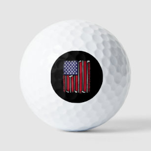 ゴルフおもしろいアメリカンフラッグゴルフプレーヤーヴィンテージゴルフ ゴルフボール