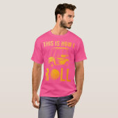 ゴルフおもしろいアートゴルフ愛好家ゴルファー Tシャツ (正面フル)