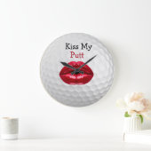 ゴルフおもしろいウォールクロック ラージ壁時計 (ホーム)