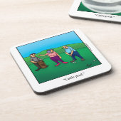 ゴルフおもしろいコースターギフト コースター (左側)