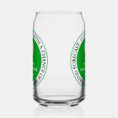 ゴルフおもしろいゴルファーBall Tee Beer Can Glass ガラス缶 (右)